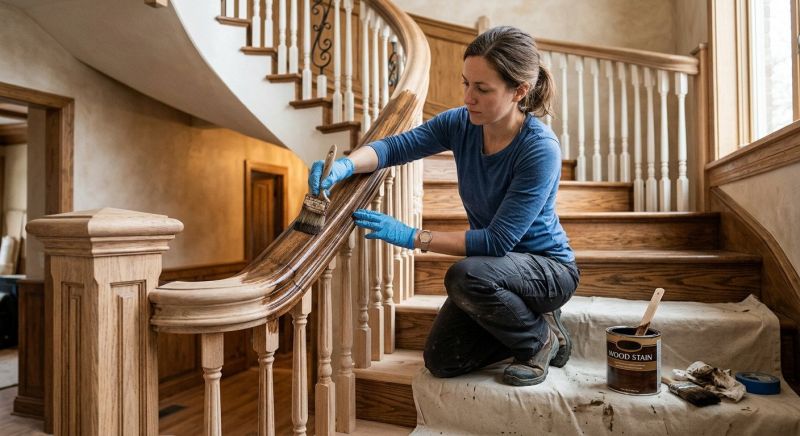 Increase Your Wood Handrail Staining Business with an AI Driven, Targeted Website
