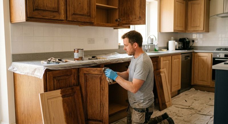 Kitchen Cabinet Refinishing in Terre Haute, IN