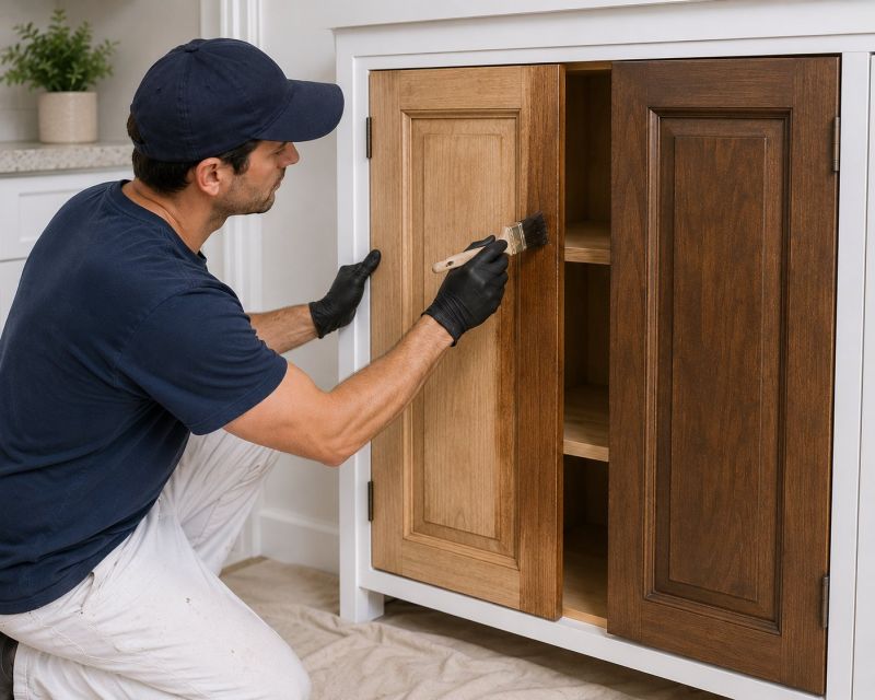 Kitchen Cupboard Refinishing in Terre Haute, IN